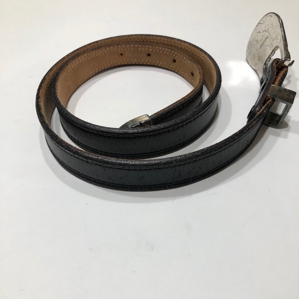 Nocona Leather Black 7/8 Width Belt Sz30 - Picture 6 of 6